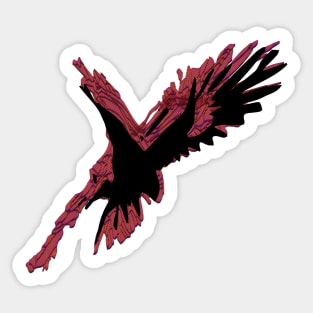 Red Hawk icon Sticker